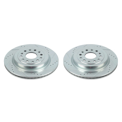 Power Stop 19-20 Ram 1500 Rear Evolution Drilled & Slotted Rotors - Pair AR86005XPR