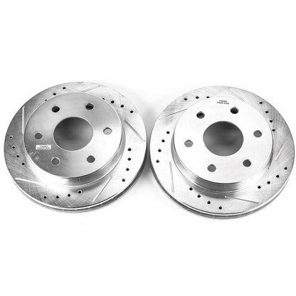 PowerStop Power Stop 99-00 Cadillac Escalade Front Evolution Drilled & Slotted Rotors - Pair AR8609XPR