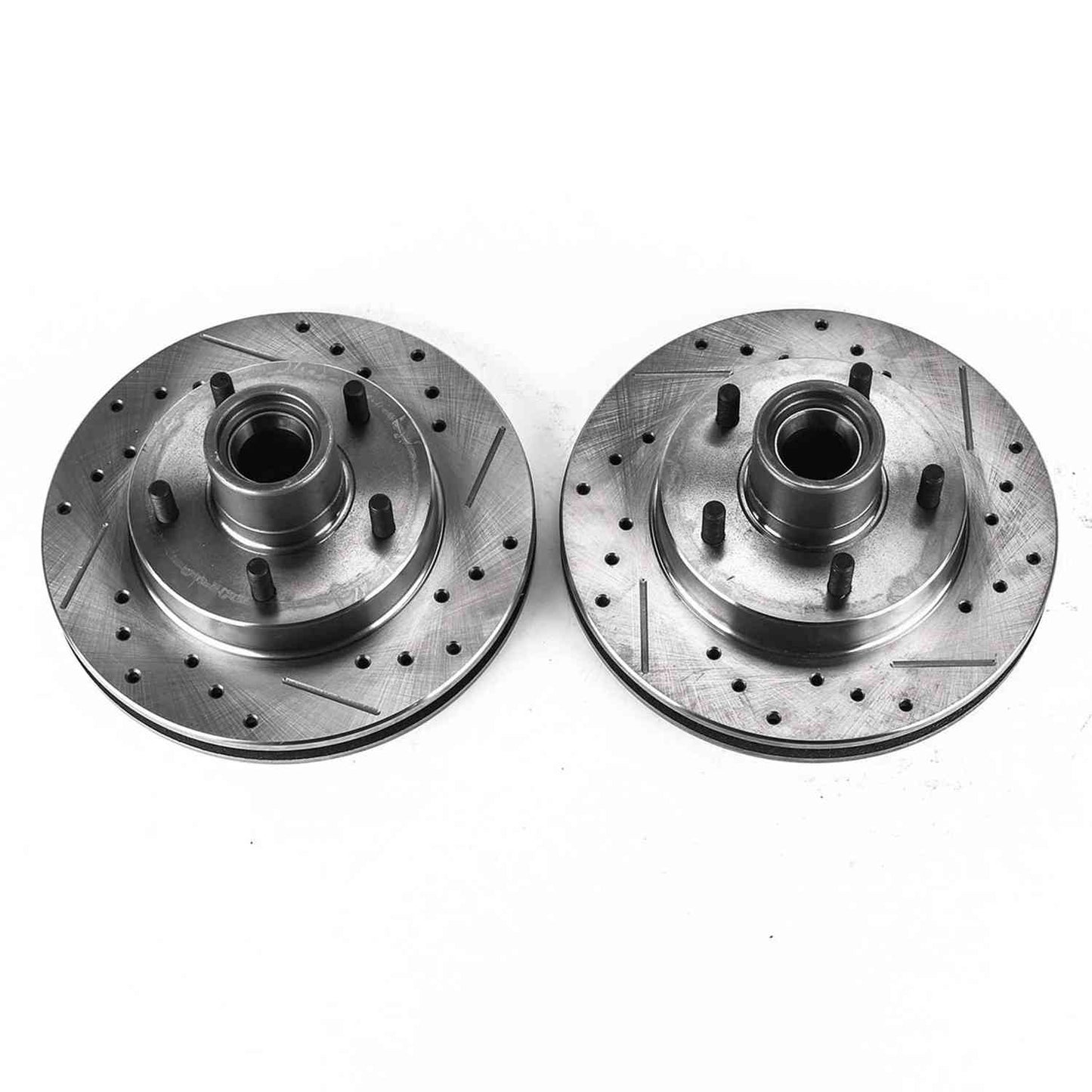 PowerStop Power Stop 95-97 Chevrolet Blazer Front Evolution Drilled & Slotted Rotors - Pair AR8617XPR