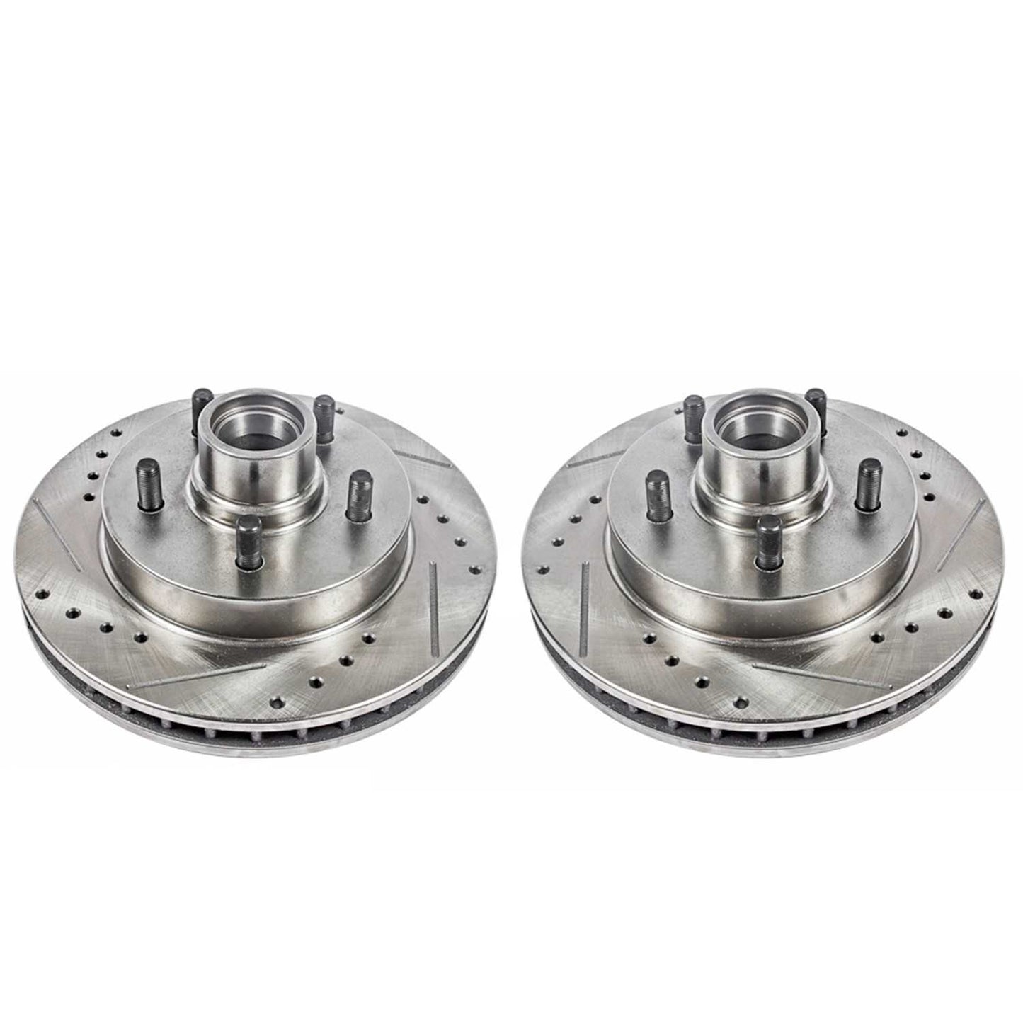 PowerStop Power Stop 95-99 Chevrolet C1500 Front Evolution Drilled & Slotted Rotors - Pair AR8625XPR