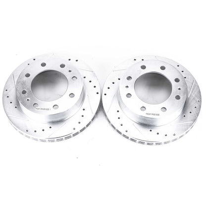 PowerStop Power Stop 00-05 Cadillac DeVille Front Evolution Drilled & Slotted Rotors - Pair AR8642XPR