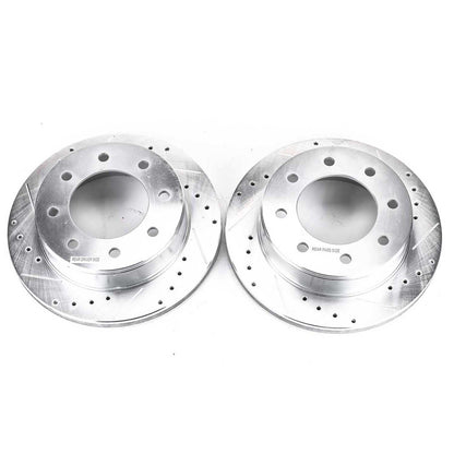 PowerStop Power Stop 03-19 Chevrolet Express 2500 Rear Evolution Drilled & Slotted Rotors - Pair AR8643XPR