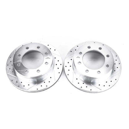PowerStop Power Stop 02-06 Chevrolet Avalanche 2500 Rear Evolution Drilled & Slotted Rotors - Pair AR8644XPR