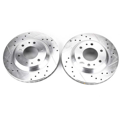 PowerStop Power Stop 04-05 Buick Rainier Front Evolution Drilled & Slotted Rotors - Pair AR8649XPR