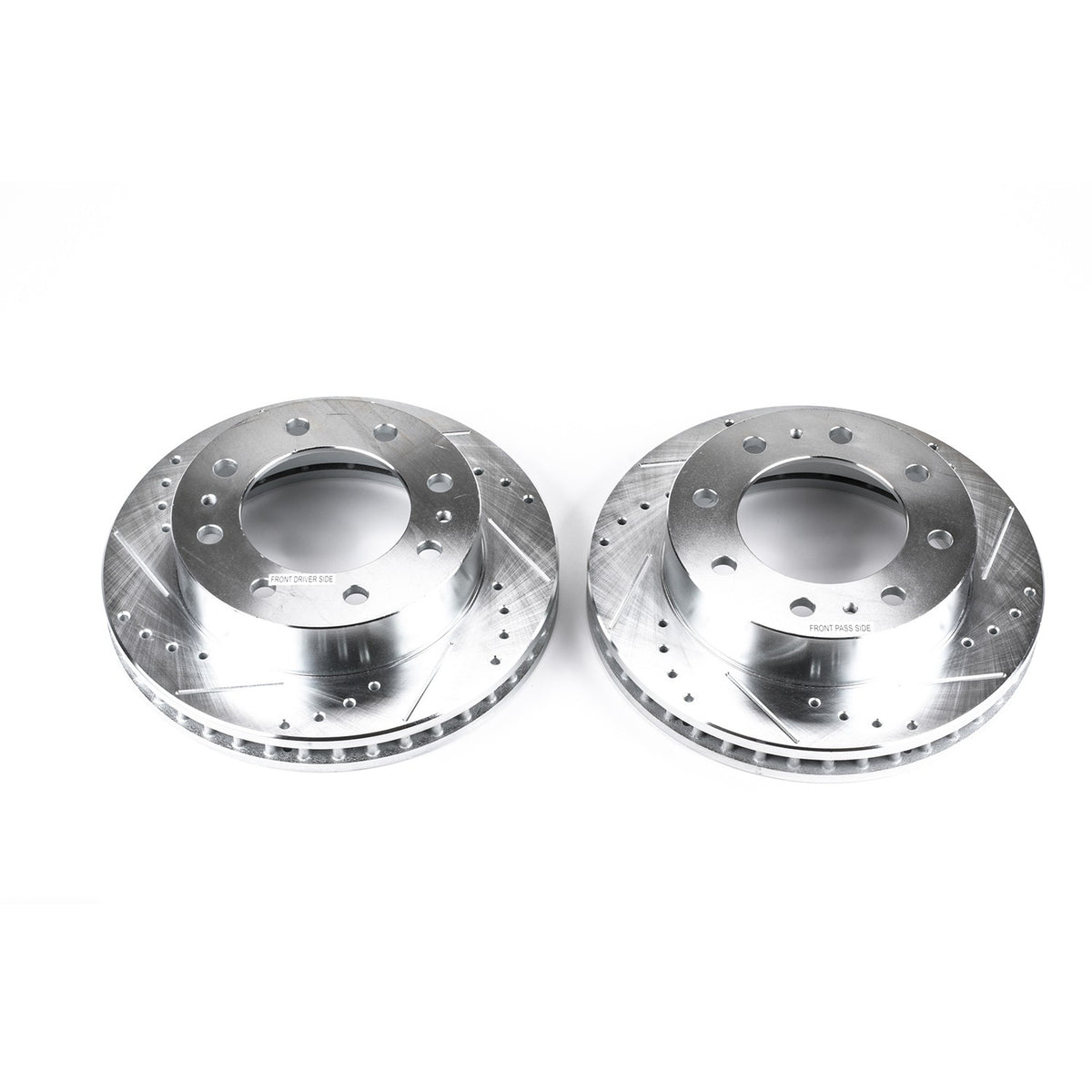 PowerStop Power Stop 02-04 Chevrolet Avalanche 2500 Front Evolution Drilled & Slotted Rotors - Pair AR8655XPR