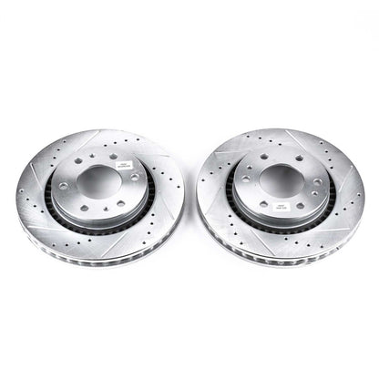PowerStop Power Stop 06-07 Buick Rainier Front Evolution Drilled & Slotted Rotors - Pair AR8659XPR