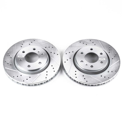 PowerStop Power Stop 06-07 Buick Terraza Front Evolution Drilled & Slotted Rotors - Pair AR8661XPR