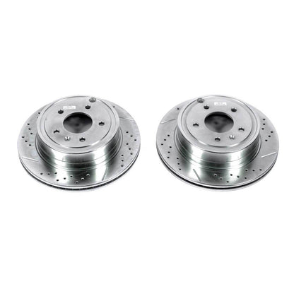 PowerStop Power Stop 12-15 Chevrolet Captiva Sport Rear Evolution Drilled & Slotted Rotors - Pair AR8668XPR