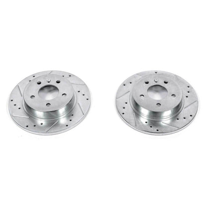 PowerStop Power Stop 06-11 Buick Lucerne Rear Evolution Drilled & Slotted Rotors - Pair AR8670XPR