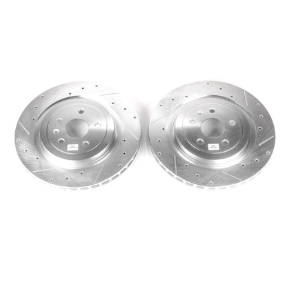 PowerStop Power Stop 09-18 Cadillac CTS Rear Evolution Drilled & Slotted Rotors - Pair AR8681XPR