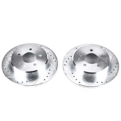 PowerStop Power Stop 97-07 Chrysler Town & Country Rear Evolution Drilled & Slotted Rotors - Pair AR8737XPR