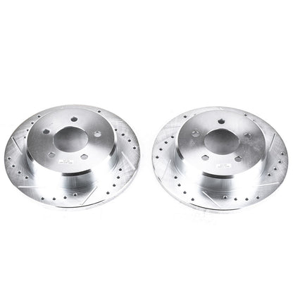 PowerStop Power Stop 97-07 Chrysler Town & Country Rear Evolution Drilled & Slotted Rotors - Pair AR8737XPR