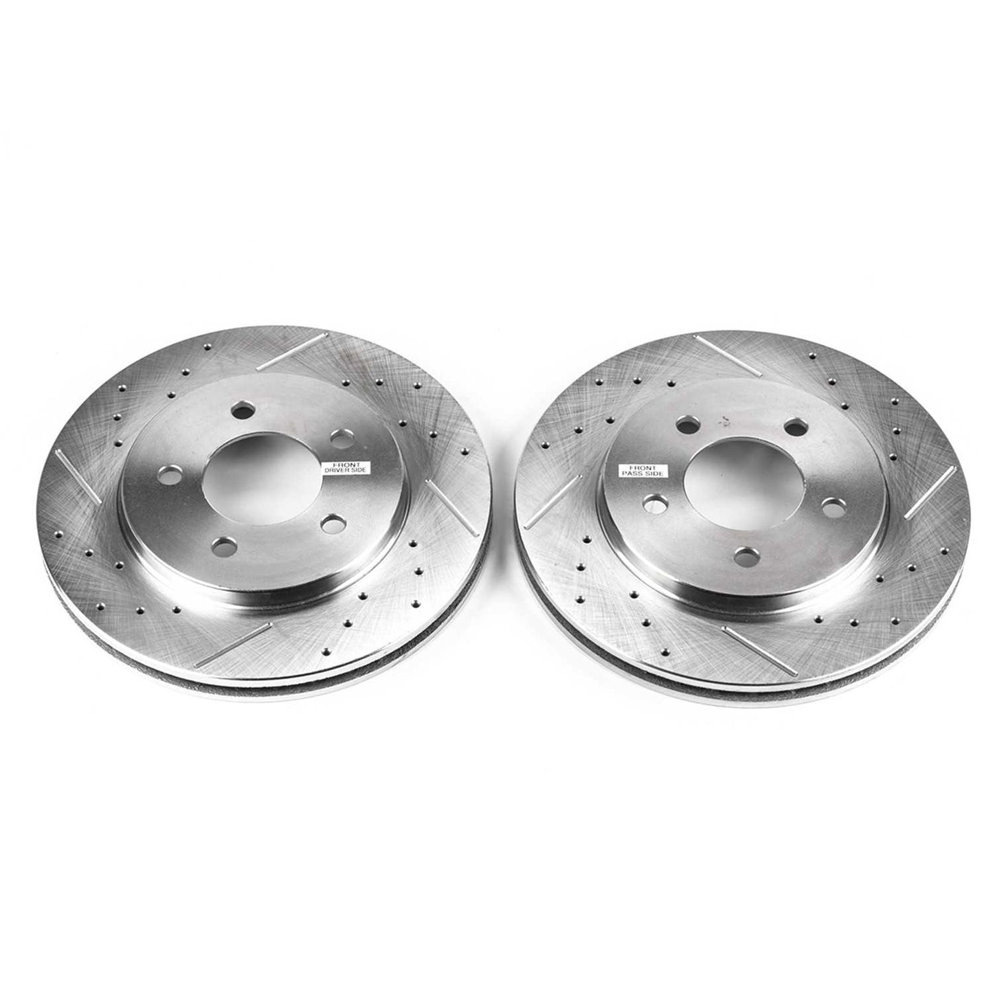 PowerStop Power Stop 2000 Chrysler Grand Voyager Front Evolution Drilled & Slotted Rotors - Pair AR8739XPR