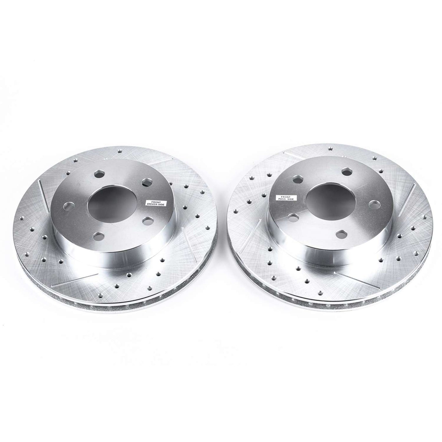 PowerStop Power Stop 99-04 Jeep Grand Cherokee Front Evolution Drilled & Slotted Rotors - Pair AR8742XPR