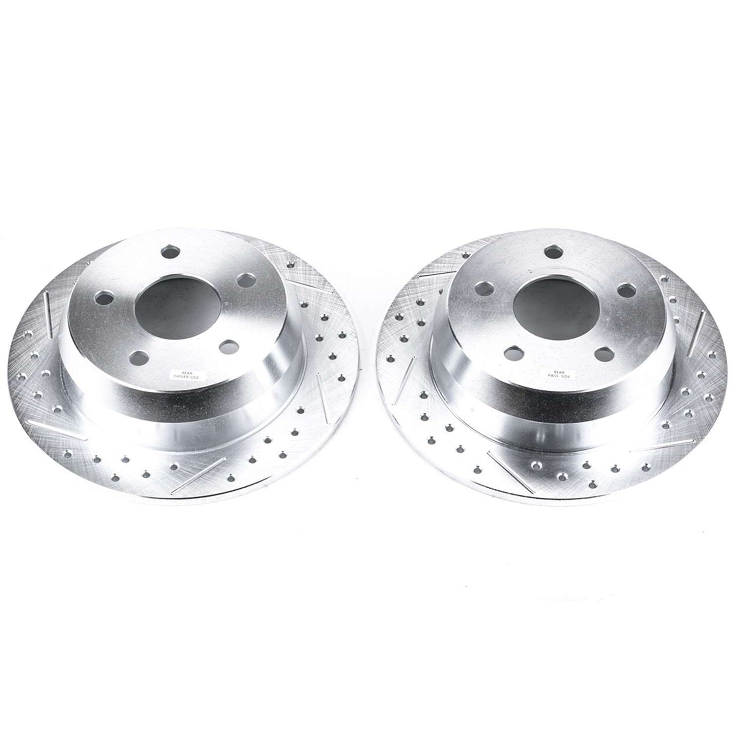 PowerStop Power Stop 99-04 Jeep Grand Cherokee Rear Evolution Drilled & Slotted Rotors - Pair AR8743XPR