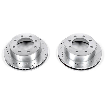 PowerStop Power Stop 00-02 Dodge Ram 2500 Front Evolution Drilled & Slotted Rotors - Pair AR8746XPR