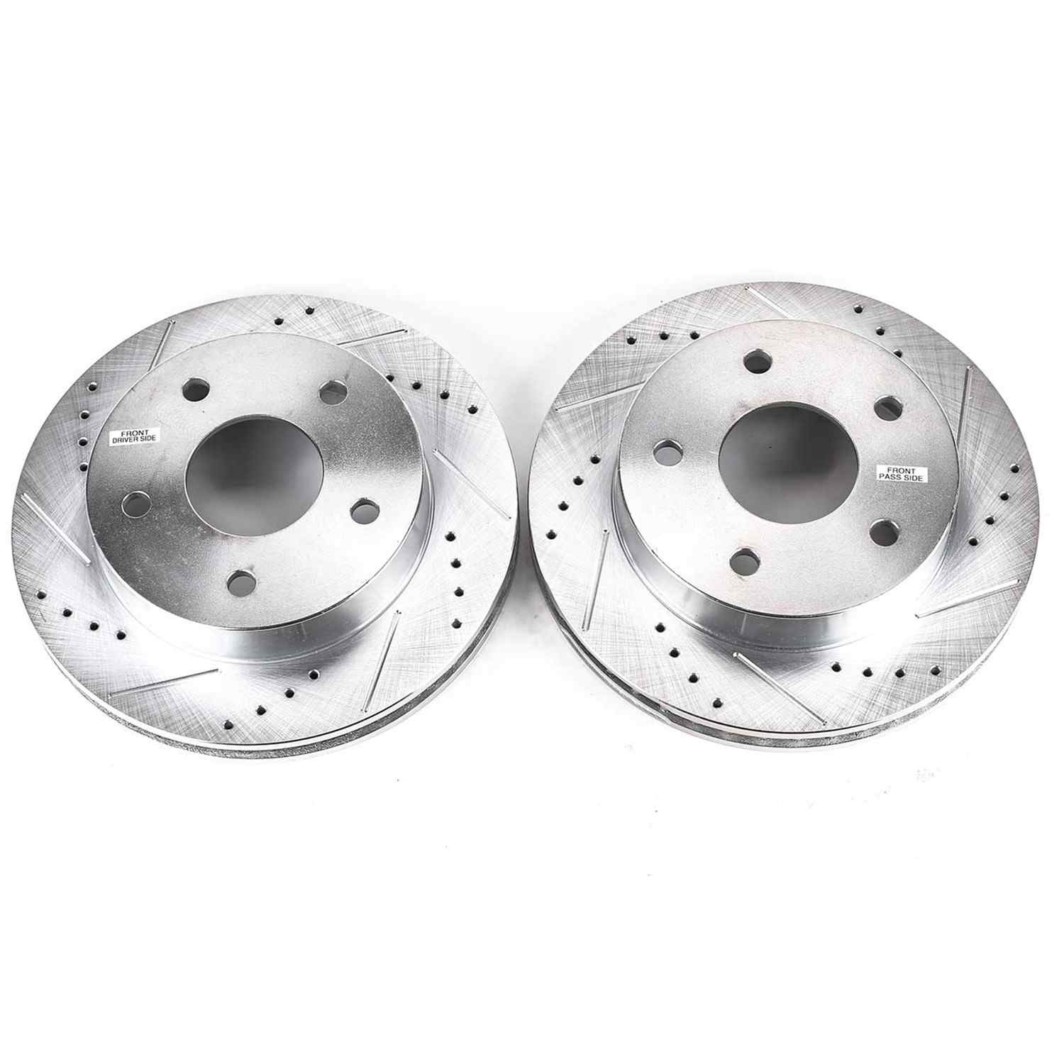PowerStop Power Stop 00-01 Dodge Ram 1500 Front Evolution Drilled & Slotted Rotors - Pair AR8747XPR