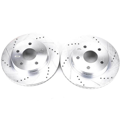PowerStop Power Stop 07-09 Chrysler Aspen Front Evolution Drilled & Slotted Rotors - Pair AR8750XPR