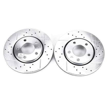 PowerStop Power Stop 02-07 Chrysler Town & Country Front Evolution Drilled & Slotted Rotors - Pair AR8751XPR
