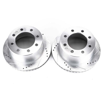 PowerStop Power Stop 00-02 Dodge Ram 2500 Rear Evolution Drilled & Slotted Rotors - Pair AR8753XPR
