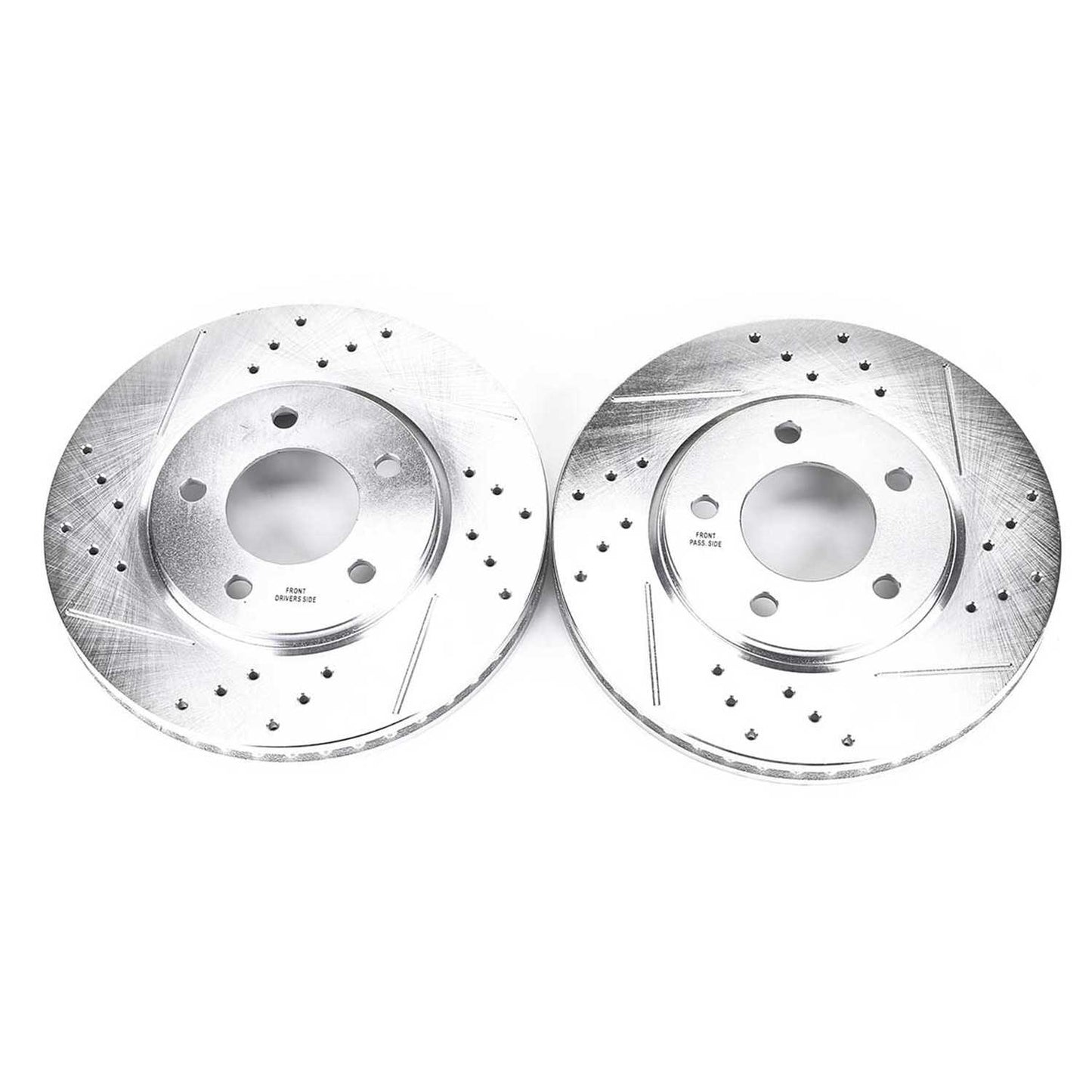 PowerStop Power Stop 01-07 Chrysler Town & Country Front Evolution Drilled & Slotted Rotors - Pair AR8754XPR