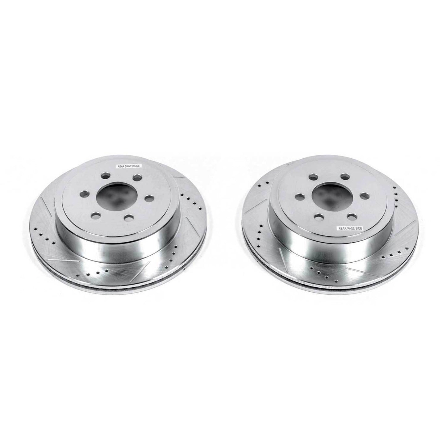 PowerStop Power Stop 2003 Dodge Durango Rear Evolution Drilled & Slotted Rotors - Pair AR8756XPR