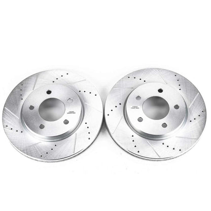 PowerStop Power Stop 04-08 Chrysler Pacifica Front Evolution Drilled & Slotted Rotors - Pair AR8758XPR