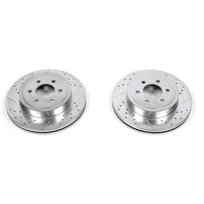 PowerStop Power Stop 03-04 Dodge Dakota Front Evolution Drilled & Slotted Rotors - Pair AR8760XPR