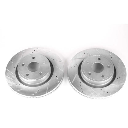 PowerStop Power Stop 04-06 Dodge Ram 1500 Front Evolution Drilled & Slotted Rotors - Pair AR8765XPR