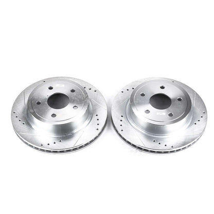 PowerStop Power Stop 04-06 Dodge Ram 1500 Rear Evolution Drilled & Slotted Rotors - Pair AR8766XPR