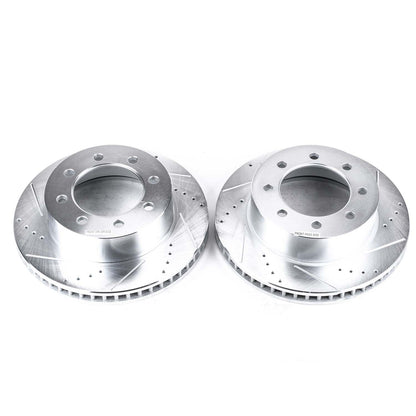 PowerStop Power Stop 06-08 Dodge Ram 1500 Front Evolution Drilled & Slotted Rotors - Pair AR8771XPR