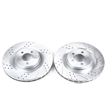 PowerStop Power Stop 05-10 Chrysler 300 Front Evolution Drilled & Slotted Rotors - Pair AR8773XPR