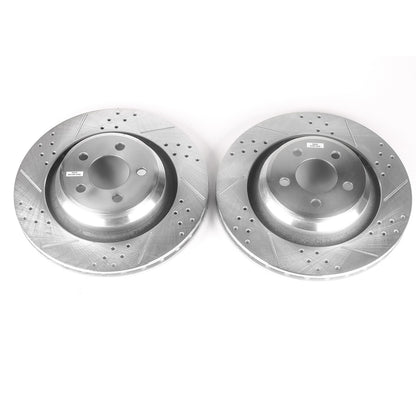PowerStop Power Stop 05-10 Chrysler 300 Rear Evolution Drilled & Slotted Rotors - Pair AR8775XPR