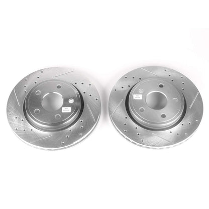 PowerStop Power Stop 06-10 Jeep Commander Front Evolution Drilled & Slotted Rotors - Pair AR8792XPR
