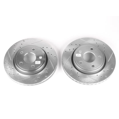PowerStop Power Stop 06-10 Jeep Commander Front Evolution Drilled & Slotted Rotors - Pair AR8792XPR