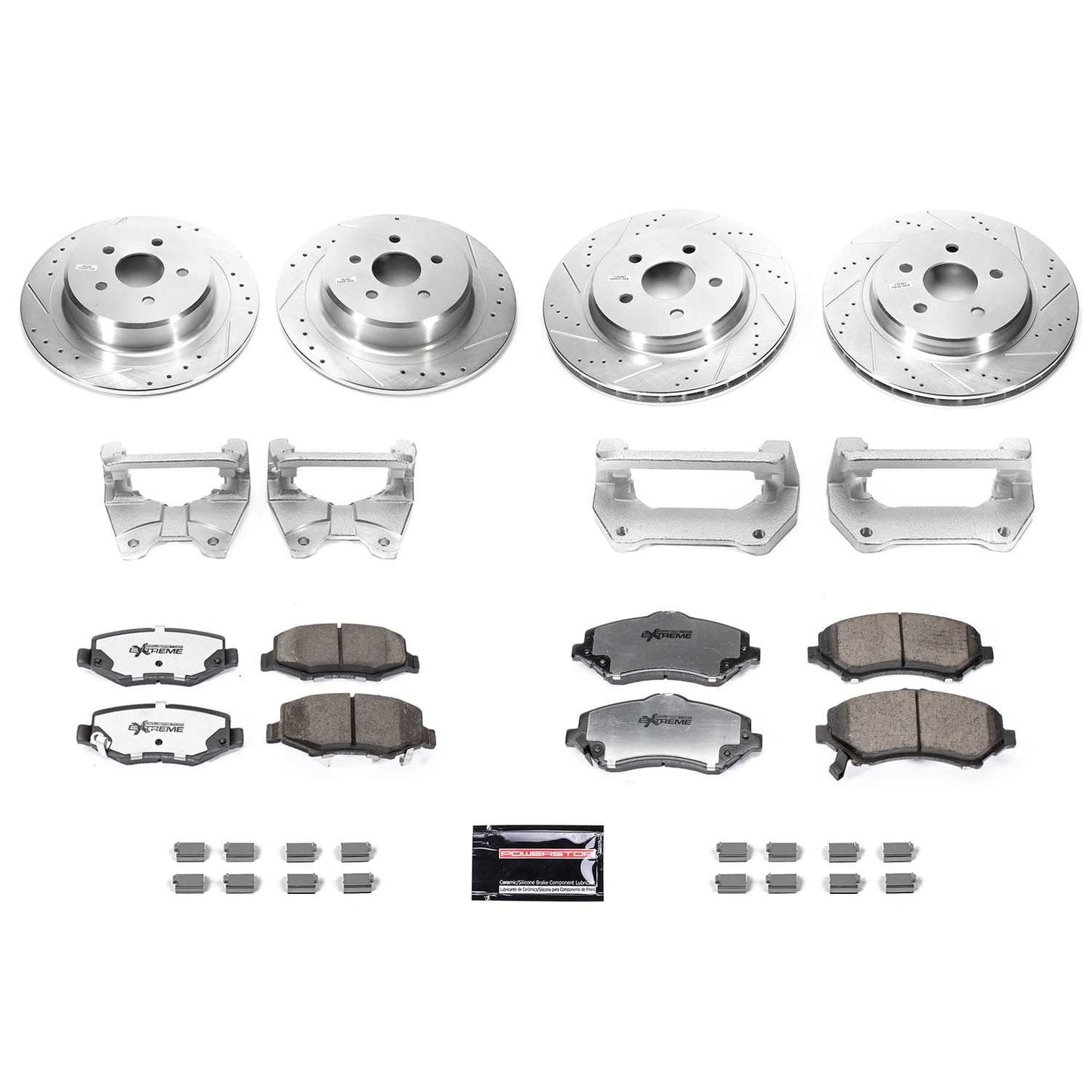 PowerStop Power Stop 07-17 Jeep Wrangler Front & Rear Big Brake Conversion Kit BBK-JK-001