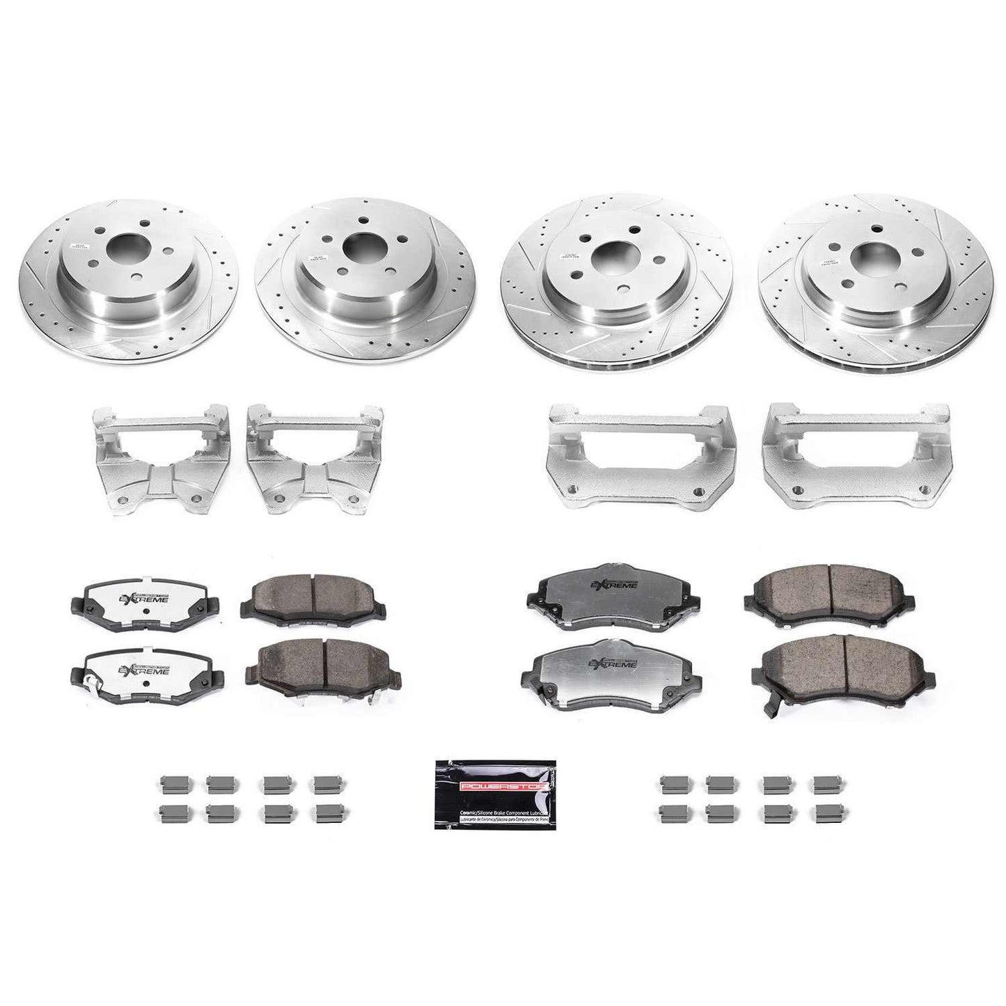 PowerStop Power Stop 07-17 Jeep Wrangler Front & Rear Big Brake Conversion Kit BBK-JK-001
