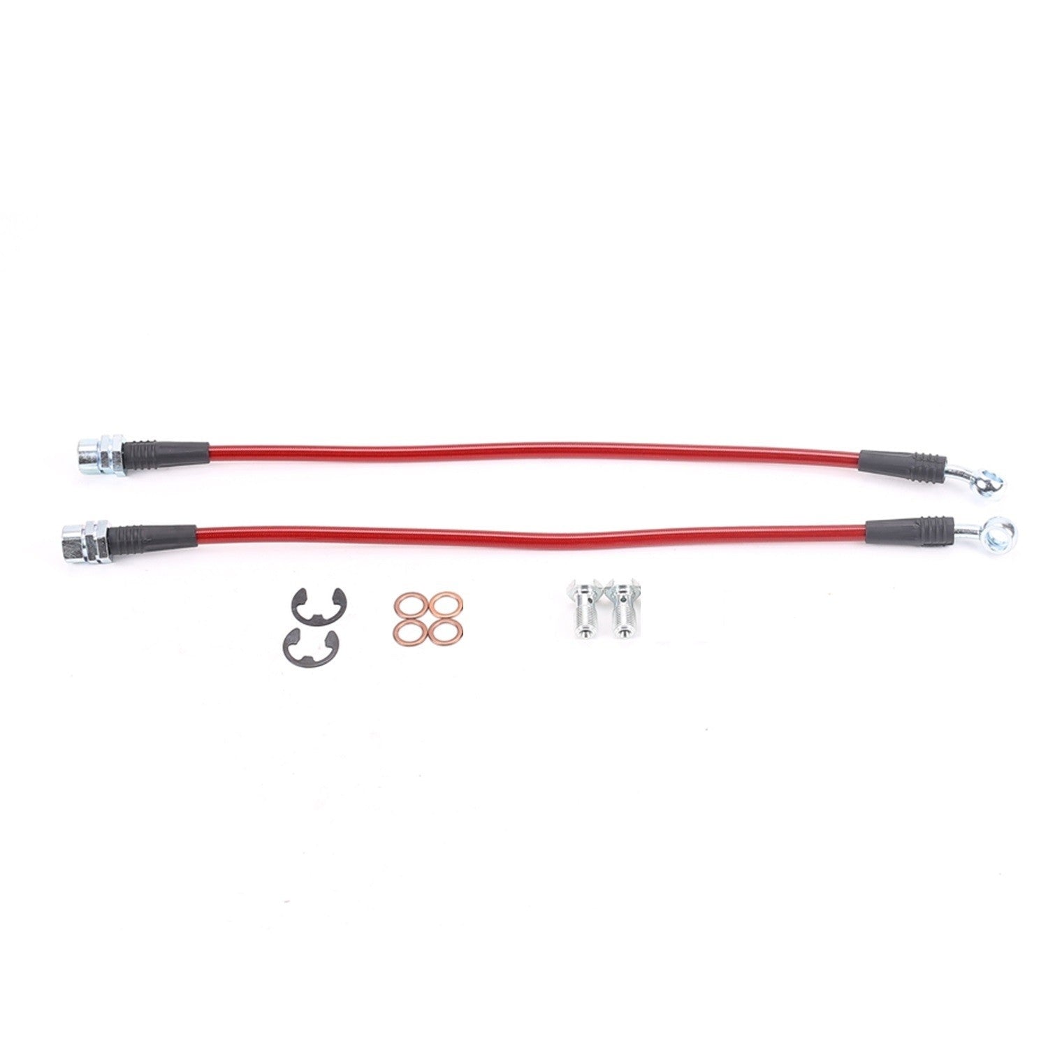 PowerStop Power Stop 99-04 Ford Mustang Front SS Braided Brake Hose Kit BH00007
