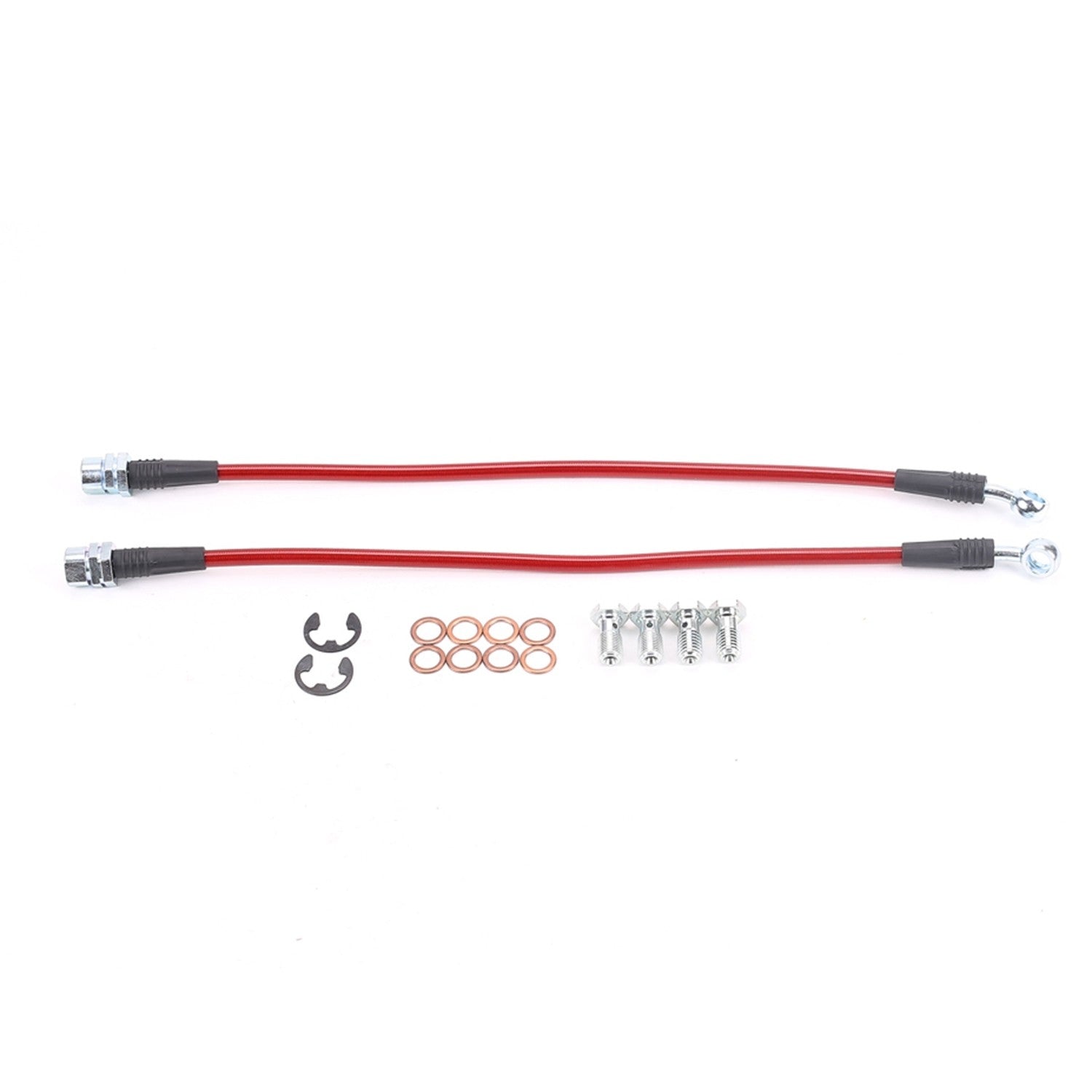 PowerStop Power Stop 99-04 Ford Mustang Front SS Braided Brake Hose Kit BH00007