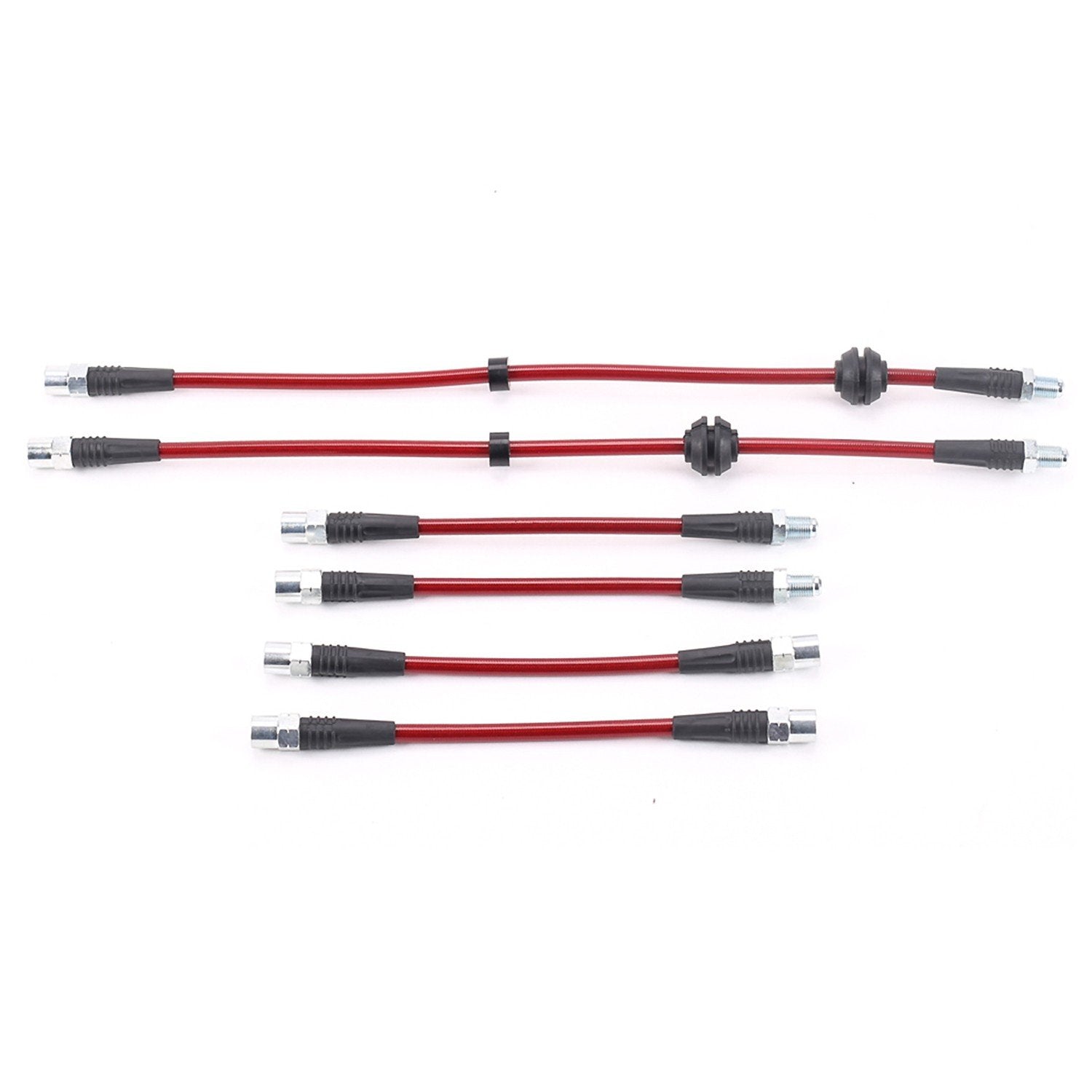 PowerStop Power Stop 85-86 BMW 524td Front & Rear SS Braided Brake Hose Kit BH00023
