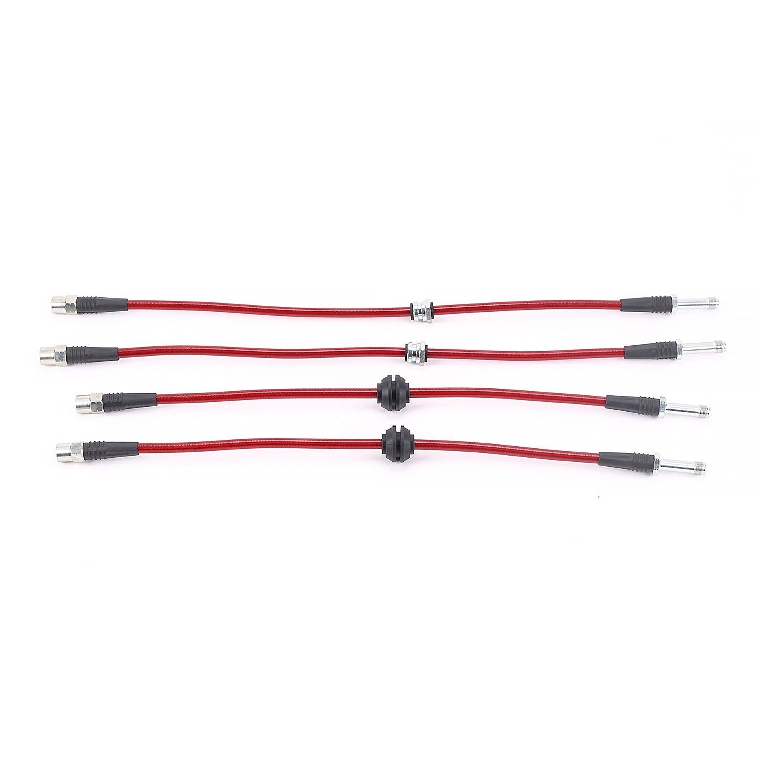 PowerStop Power Stop 01-05 BMW 320i Front & Rear SS Braided Brake Hose Kit BH00029