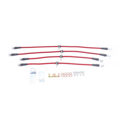 PowerStop Power Stop 06-11 Honda Civic Front & Rear SS Braided Brake Hose Kit BH00067