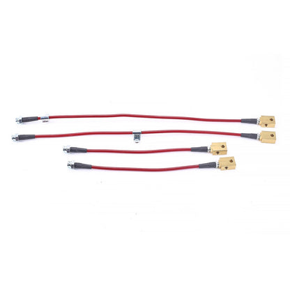 PowerStop Power Stop 09-12 Nissan 370Z Front & Rear SS Braided Brake Hose Kit BH00087
