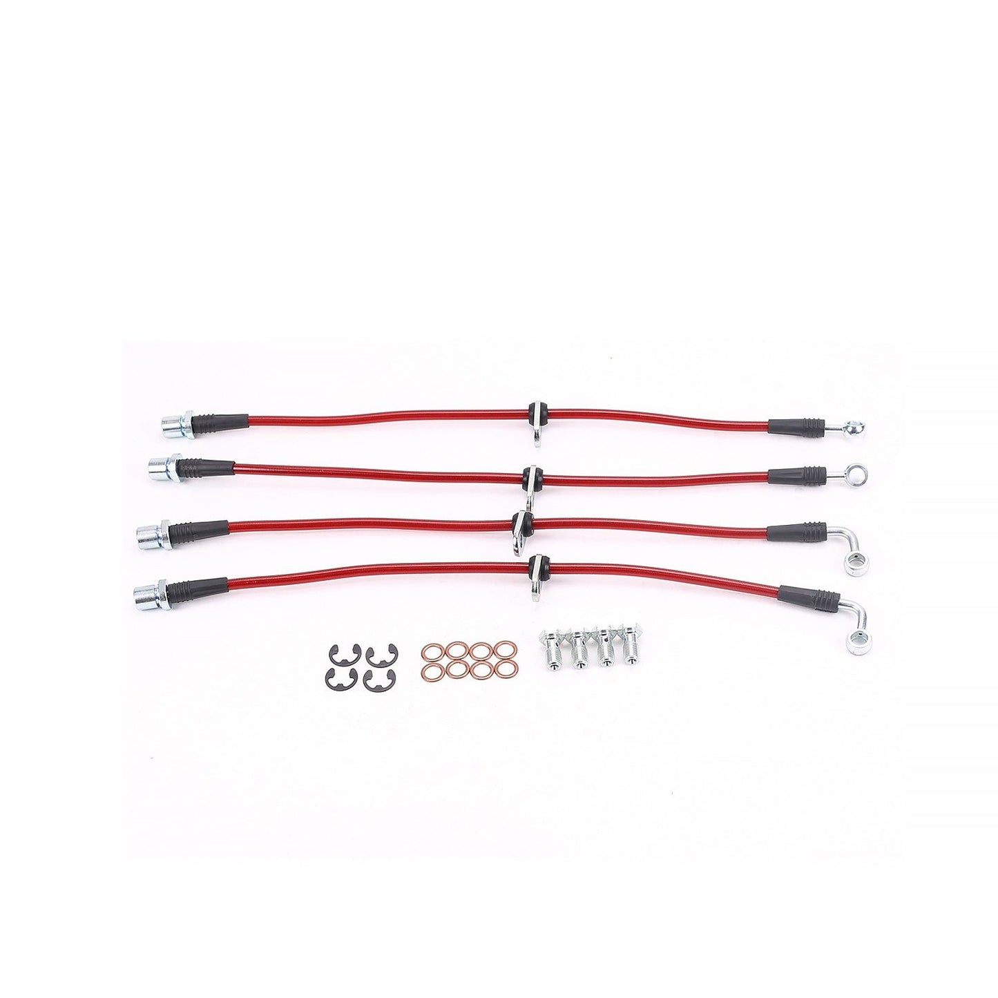 PowerStop Power Stop 13-16 Scion FR-S Front & Rear SS Braided Brake Hose Kit BH00105