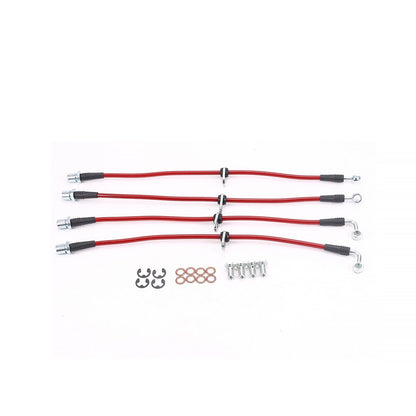 PowerStop Power Stop 13-16 Scion FR-S Front & Rear SS Braided Brake Hose Kit BH00105