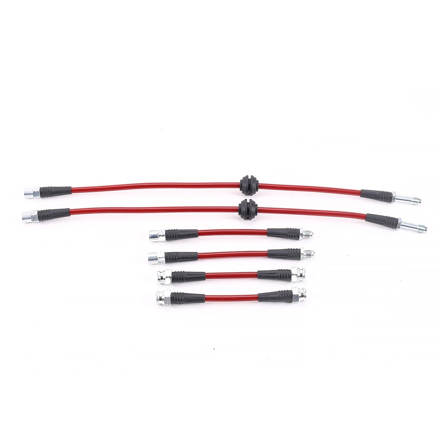 PowerStop Power Stop 93-98 Volkswagen Golf Front & Rear SS Braided Brake Hose Kit BH00108