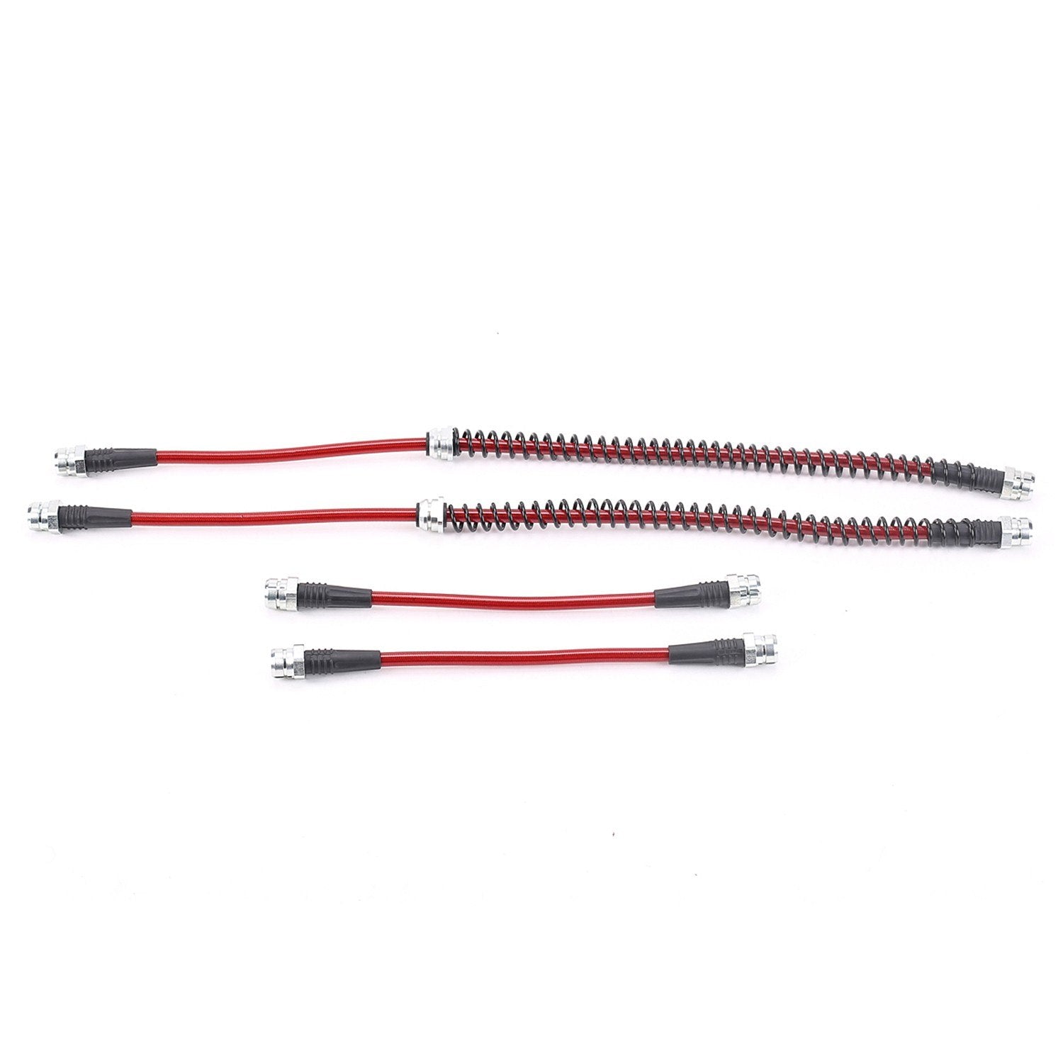PowerStop Power Stop 12-13 Volkswagen Golf R Front & Rear SS Braided Brake Hose Kit BH00111