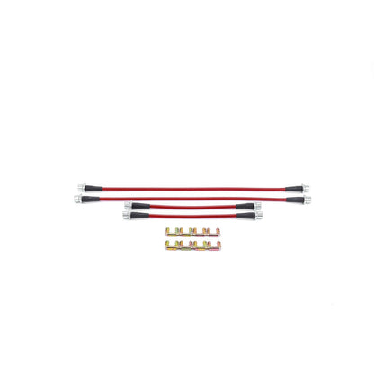 PowerStop Power Stop 04-06 Toyota Tundra Front & Rear SS Braided Brake Hose Kit BH00129