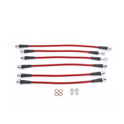PowerStop Power Stop 07-19 Toyota Tundra Front & Rear SS Braided Brake Hose Kit BH00130
