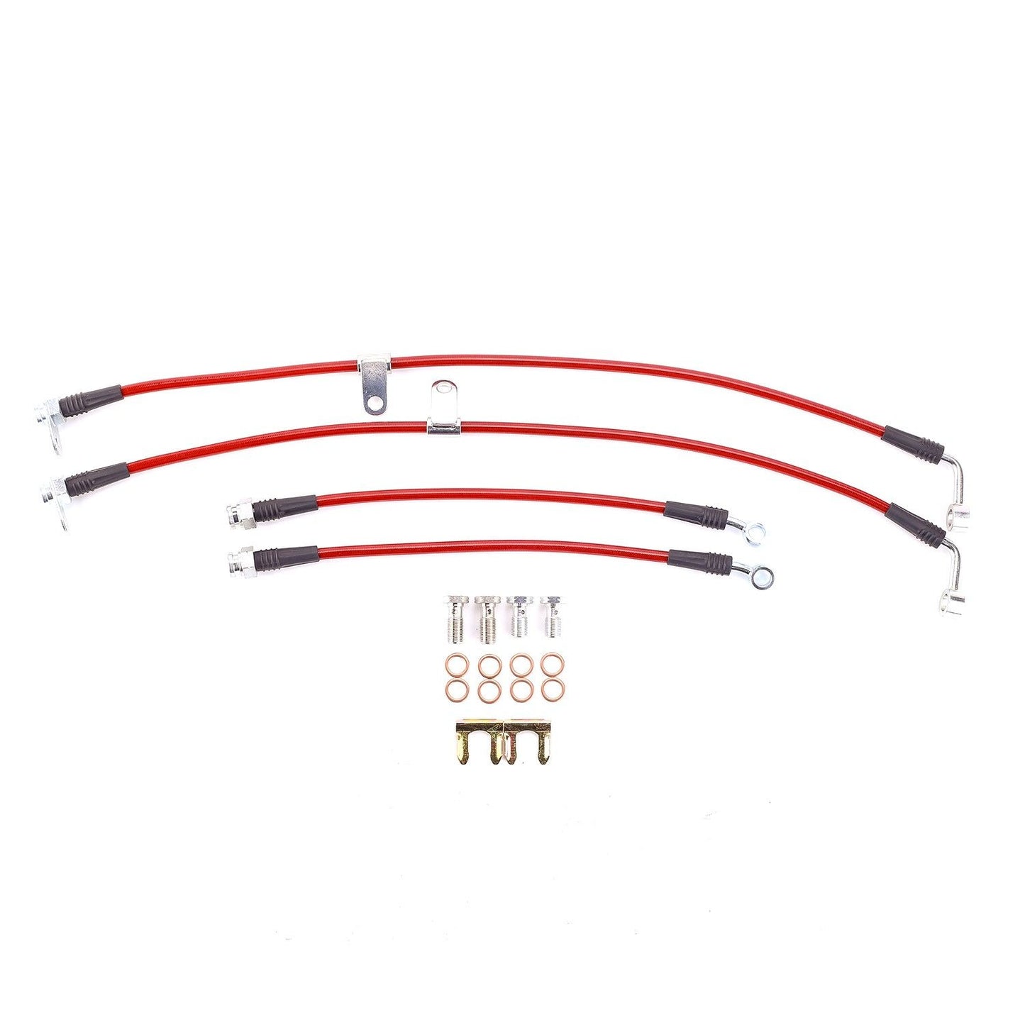 PowerStop Power Stop 06-19 Mazda MX-5 Miata Front & Rear SS Braided Brake Hose Kit BH00157
